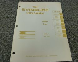 1968 Evinrude 5 HP Outboard Motor Service Manual