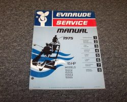 1975 Evinrude 15 HP Outboard Motor Service Manual