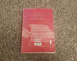 1996 Subaru SVX Owner's Manual