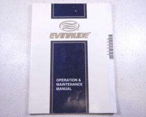 1991 Johnson Evinrude 225 HP 90 Loop V Models Owner's Manual