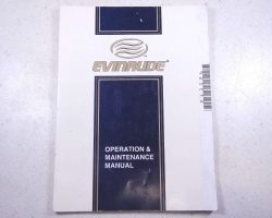 1997 Johnson Evinrude 60 HP 3-Cylinder Models Owner's Manual