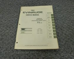 1965 Evinrude 75 HP Outboard Motor Service Manual