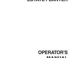 Tye 000-1115R1 Operator Manual - Estate Planter (1998)