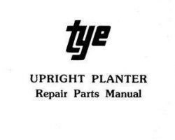 Tye 000-289 Parts Book - Upright Planter