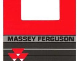 Massey Ferguson 060308P1 Operator Manual - 251XE Tractor