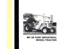 Massey Ferguson 1448085M2 Operator Manual - 30 Turf Tractor