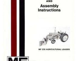 Massey Ferguson 1448230M4 Operator Manual - 235 Loader