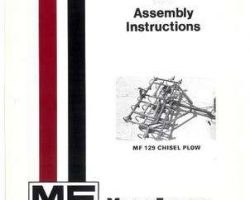Massey Ferguson 1448385M2 Operator Manual - 129 Chisel Plow