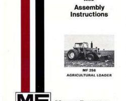 Massey Ferguson 1448537M1 Operator Manual - 256 Loader