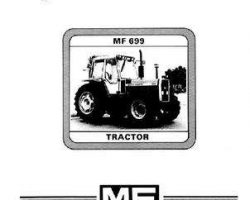 Massey Ferguson 1449074M1 Operator Manual - 699 Tractor