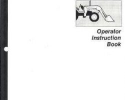 Massey Ferguson 1449106M3 Operator Manual - 236 / 236L Loader