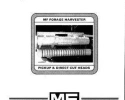 Massey Ferguson 1449112M1 Operator Manual - Pickup & Direct Cut Head (for 680 / 684 / 688)