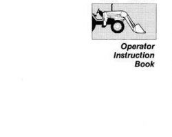 Massey Ferguson 1449116M4 Operator Manual - 1014 Loader