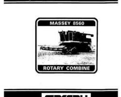 Massey Ferguson 1449164M2 Operator Manual - 8560 Combine