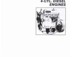 Massey Ferguson 1449226M1 Operator Manual - 4 Cylinder Continental (diesel engine)