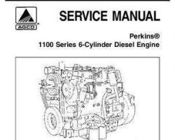 Massey Ferguson Perkins 1100 Series 6-Cylinder Diesel Engine Service Manual