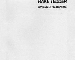 Massey Ferguson 1449672M2 Operator Manual - 64 Rake Tedder