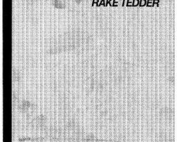 Massey Ferguson 1449681M1 Operator Manual - 62 Rake Tedder