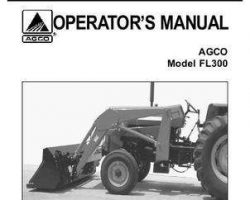 AGCO 1449782M1 Operator Manual - FL300 Loader
