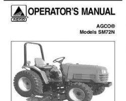 AGCO 1449988M2 Operator Manual - SM72 / SM72N Mower