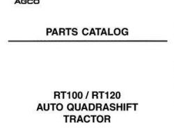 AGCO 1637436M7 Parts Book - RT100 / RT120 Tractor (Auto Quadrashift)