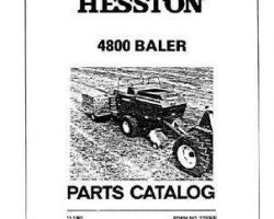 Hesston 1700830 Parts Book - 4800 Big Square Baler