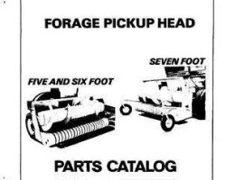 Hesston 1714187 Parts Book - FP5 / FP6 / FP7 Forage Pickup Head (for Field Queen)