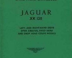 1948 1954 Xk120 Parts Catalog