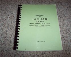 1957 Jaguar XK140 Spare Parts Catalog