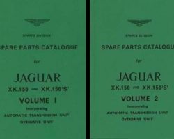 1957 1961 Xk150 Parts Catalog Set