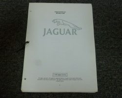 1987 Jaguar XJ6 Series III Electrical Wiring Circuit Diagrams Manual