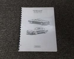 1990 Jaguar XJ-S Electrical Wiring Circuit Diagrams Manual