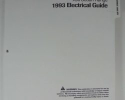 1993 Jaguar XJ6 XJ40 Electrical Wiring Circuit Diagrams Manual