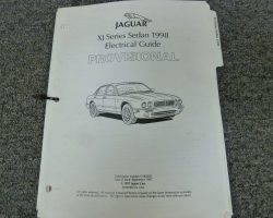 1998 Jaguar XJ8 Electrical Wiring Circuit Diagrams Manual