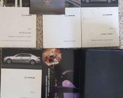 2009 Lexus LS460L & LS460 Owner's Manual Set