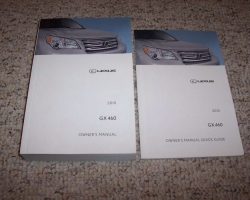 2010 Lexus GX460 Owner's Manual Set