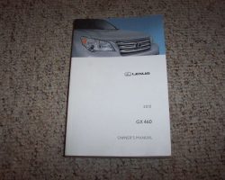 2012 Lexus GX460 Owner's Manual