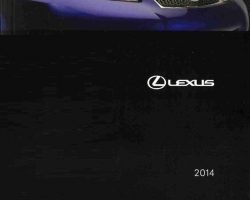 2014 Lexus ISF Owner's Manual