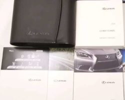 2014 Lexus LS460 & LS460L Owner's Manual Set