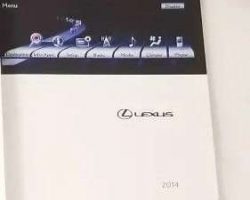 2014 Lexus LS600h L, LS460 & LS460L Navigation System Owner's Manual