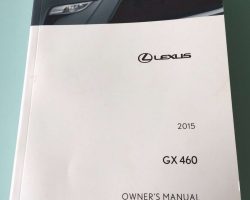 2015 Lexus GX460 Owner's Manual