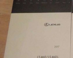 2017 Lexus LS460 & LS460L Navigation System Owner's Manual