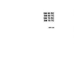 Deutz Fahr 2951128 Operator Manual - SM60 / SM70 Disc Mower (RC / TC)