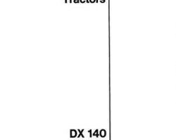 Deutz Fahr 2971814 Operator Manual - DX140 / DX160 Tractor (76 Series)