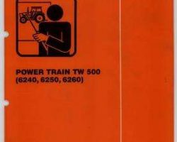 Deutz Fahr 2986345 Service Manual - 6240 / 6250 / 6260 TW500 Tractor (power train, training)