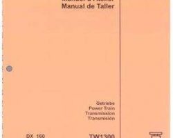 Deutz Fahr 2986460 Service Manual - TW1300 / TW1310 Transmission (section)