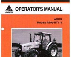 AGCO 3378324M2 Operator Manual - RT115 / RT95 Tractor