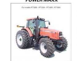 AGCO 3378810M2 Operator Manual - RT100A / RT120A / RT140A / RT155A Tractor (PowerMaxx CVT, tier 2)