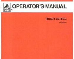 AGCO 3643652M91 Operator Manual - RC572 / RC584 Rotary Cutter