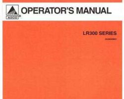 AGCO 3643656M91 Operator Manual - LR360 Landscape Rake